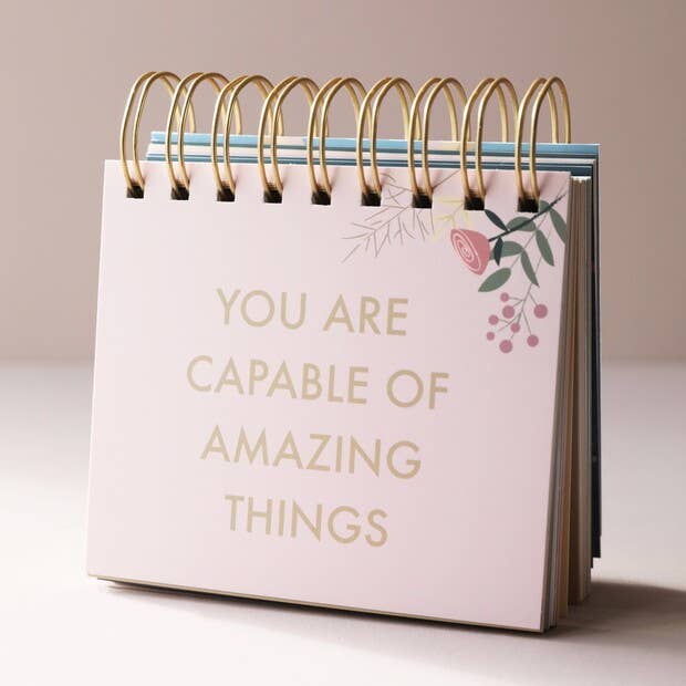 Floral Weekly Positivity Flip Chart - Forever After Boutique