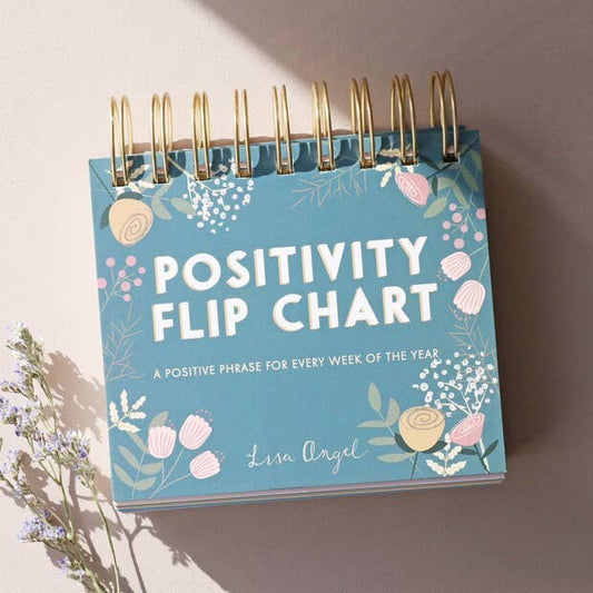 Floral Weekly Positivity Flip Chart - Forever After Boutique