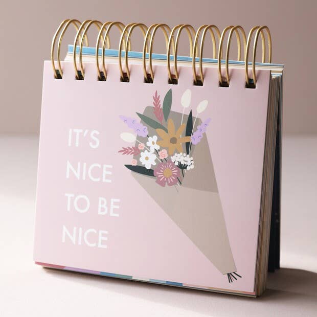 Floral Weekly Positivity Flip Chart - Forever After Boutique