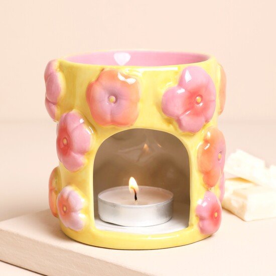 Flowers Ceramic Wax Burner - Forever After Boutique