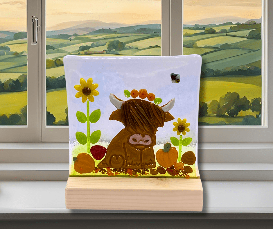 FUSED GLASS HIGHLAND COW WORKSHOP Saturday 11th October - Forever After Boutique