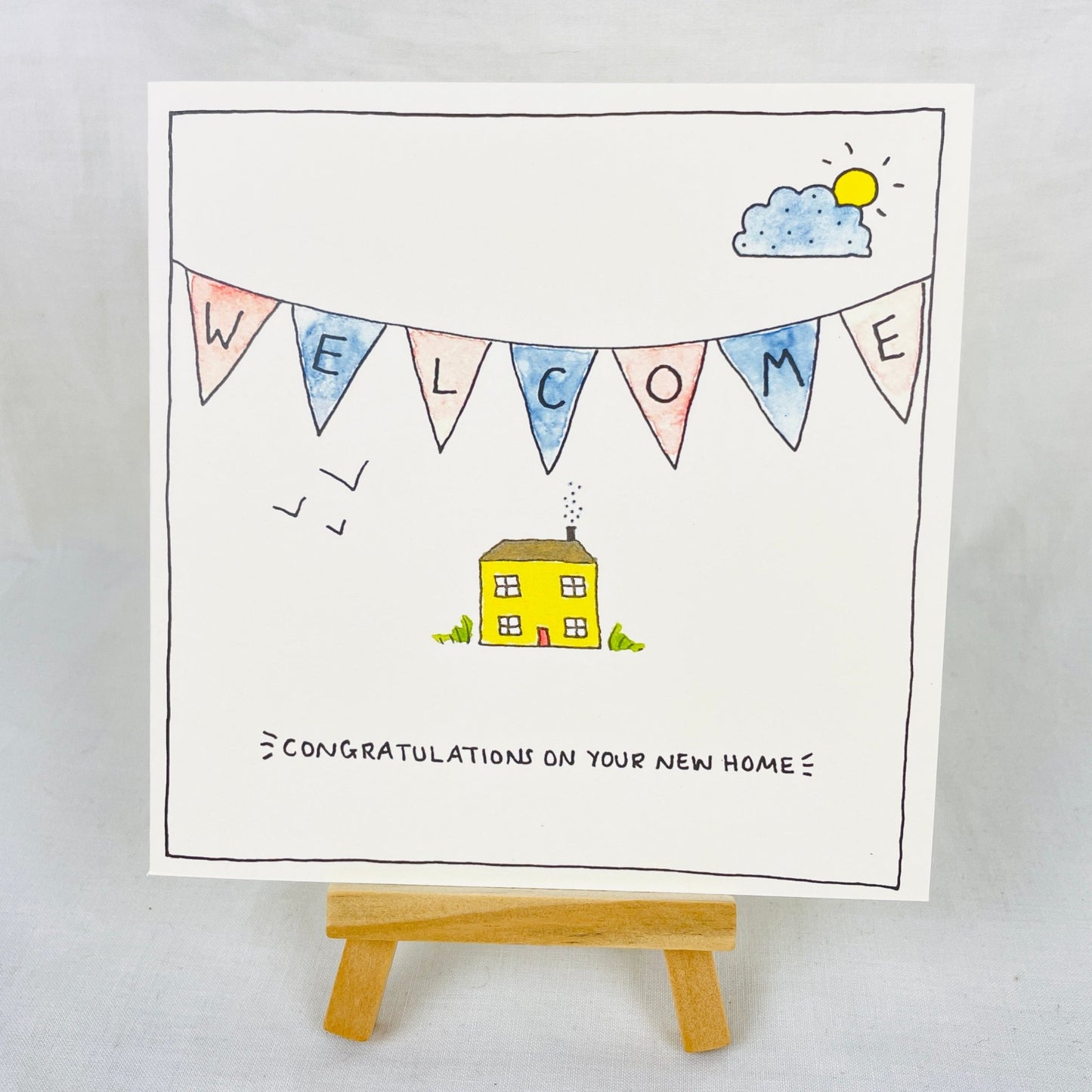 Greetings Card: ‘Welcome to Your New Home’ Handmade Greeting Card - Forever After Boutique