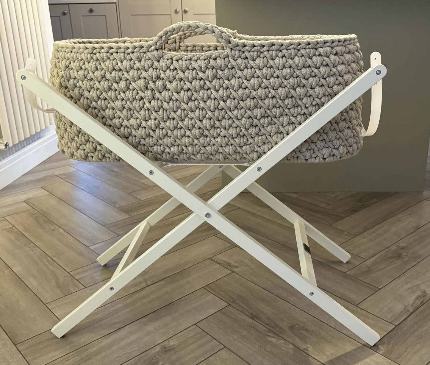 Handmade Crocheted Moses Basket - Forever After Boutique