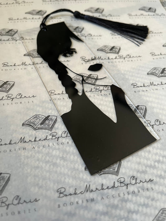Wednesday Addams Acrylic Bookmark