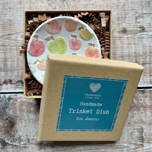 Teacher Gift, Hand-Painted Apple Trinket Dish, End of year School Gift, Learning Support Guft, Teaching Assistant Gift, Thank you Teacher