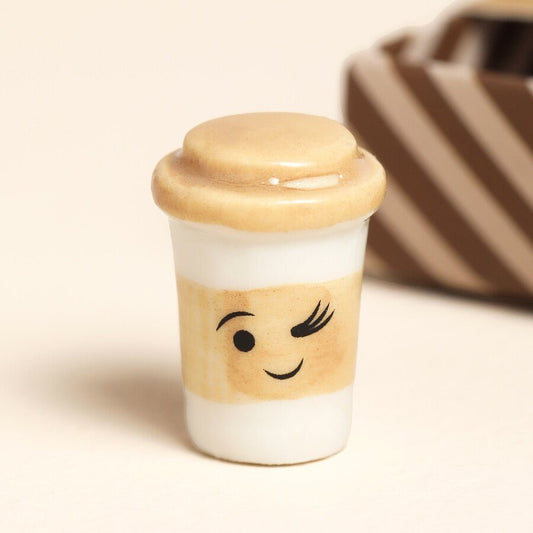 Keepsake Tiny Matchbox Ceramic Latte Token - Forever After Boutique