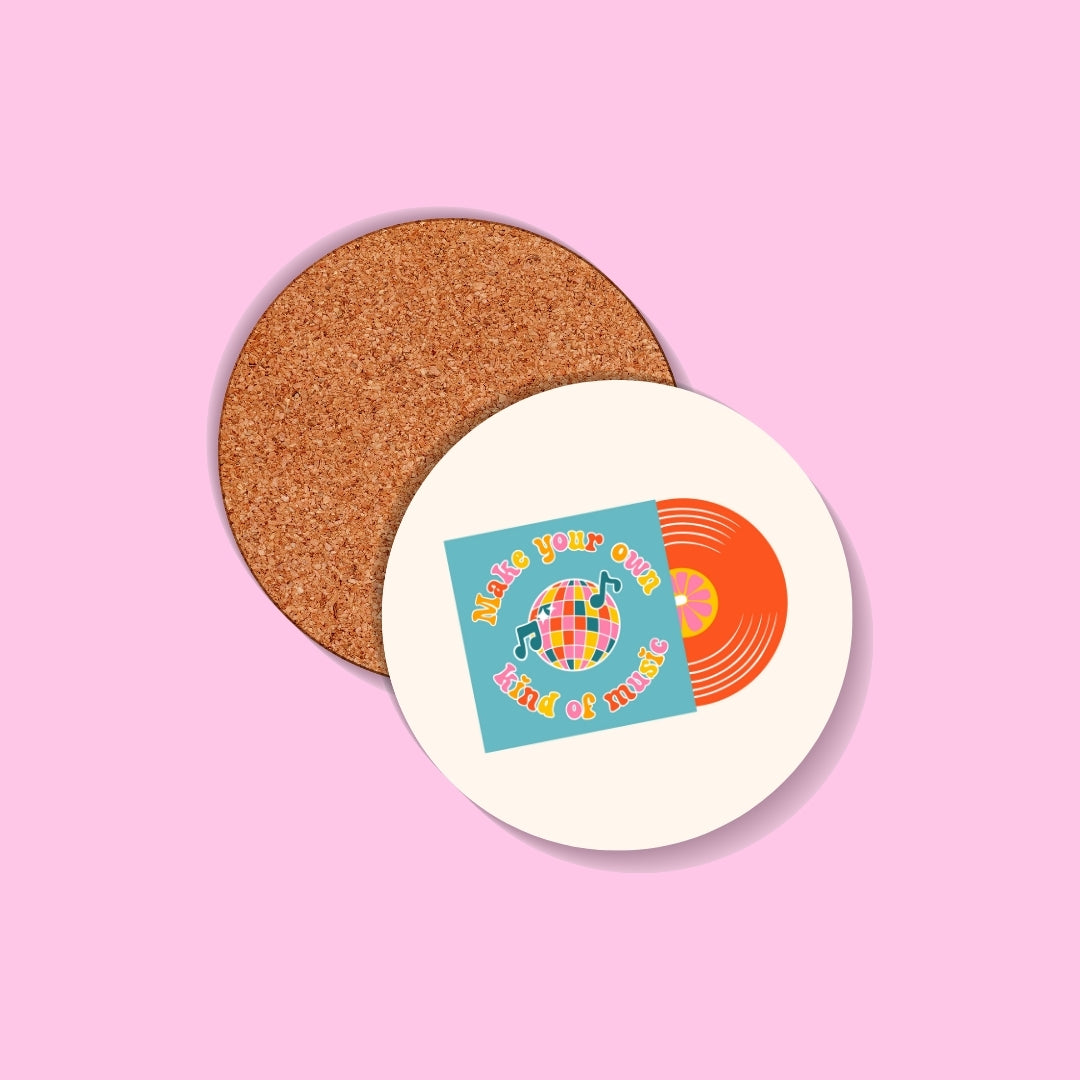 Make Your Own Kind of Music Coaster