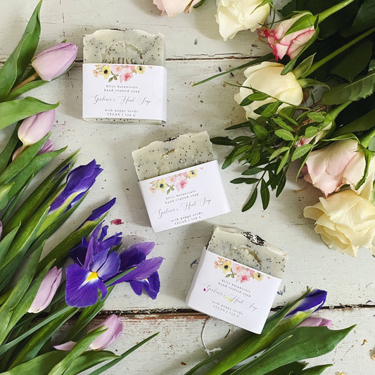 Natural Handcrafted Soap - Bliss Botanicals’ Gardener’s Hand Soap - Forever After Boutique