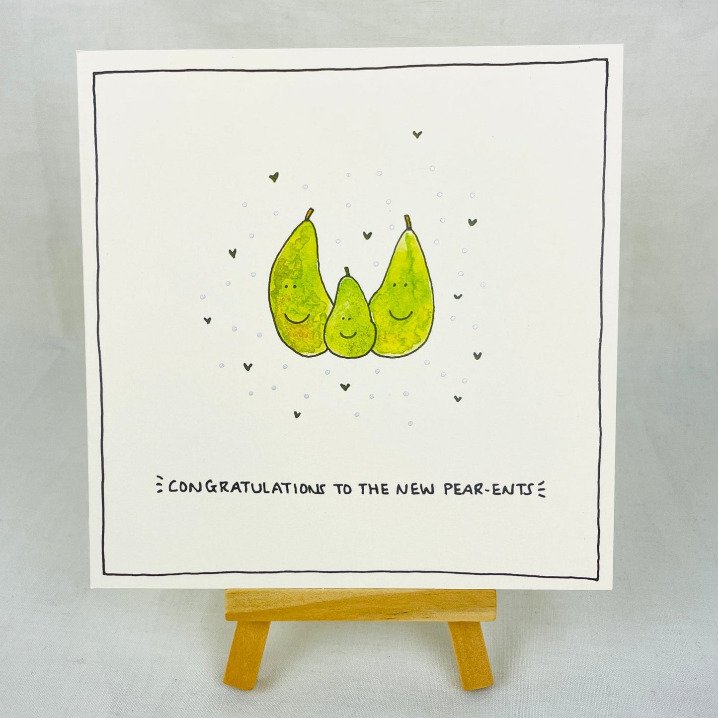 New Parents Card - “Congratulations to the New Pear - ents” - Forever After Boutique