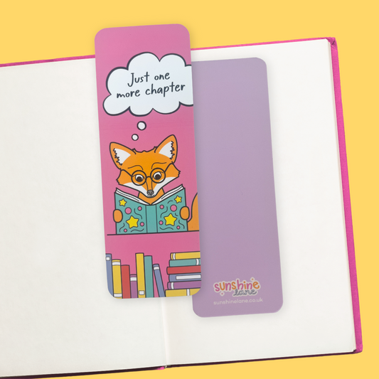 One More Chapter Bookmark ft. Maple the Fox