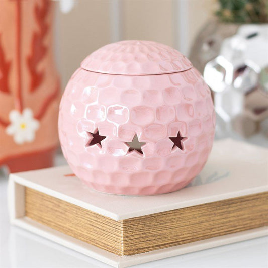 Oil/wax Burner: Pink Disco Ball