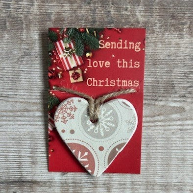Sending love this Christmas Heart Hug