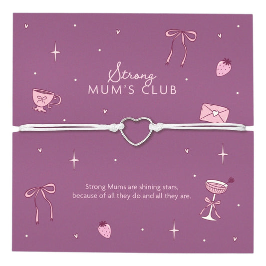 Strong Mums Club Adjustable Bracelet - Forever After Boutique