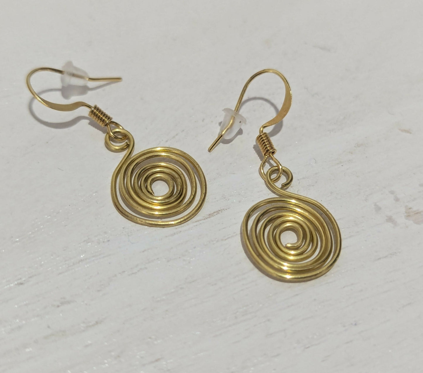 Swirl earrings - silver or gold - Forever After Boutique