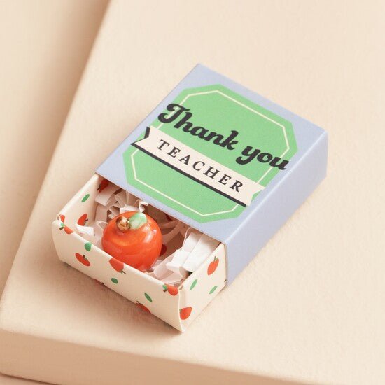 Tiny Matchbox Ceramic Token: Apple - Forever After Boutique