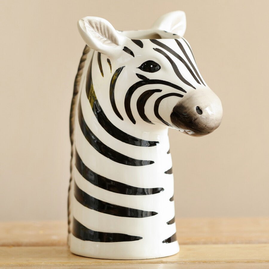 Vase: Zebra - Forever After Boutique