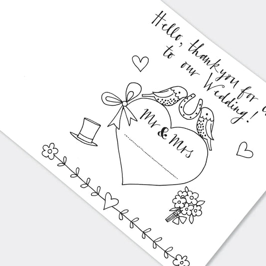 Wedding Activity Colouring Book - Forever After Boutique