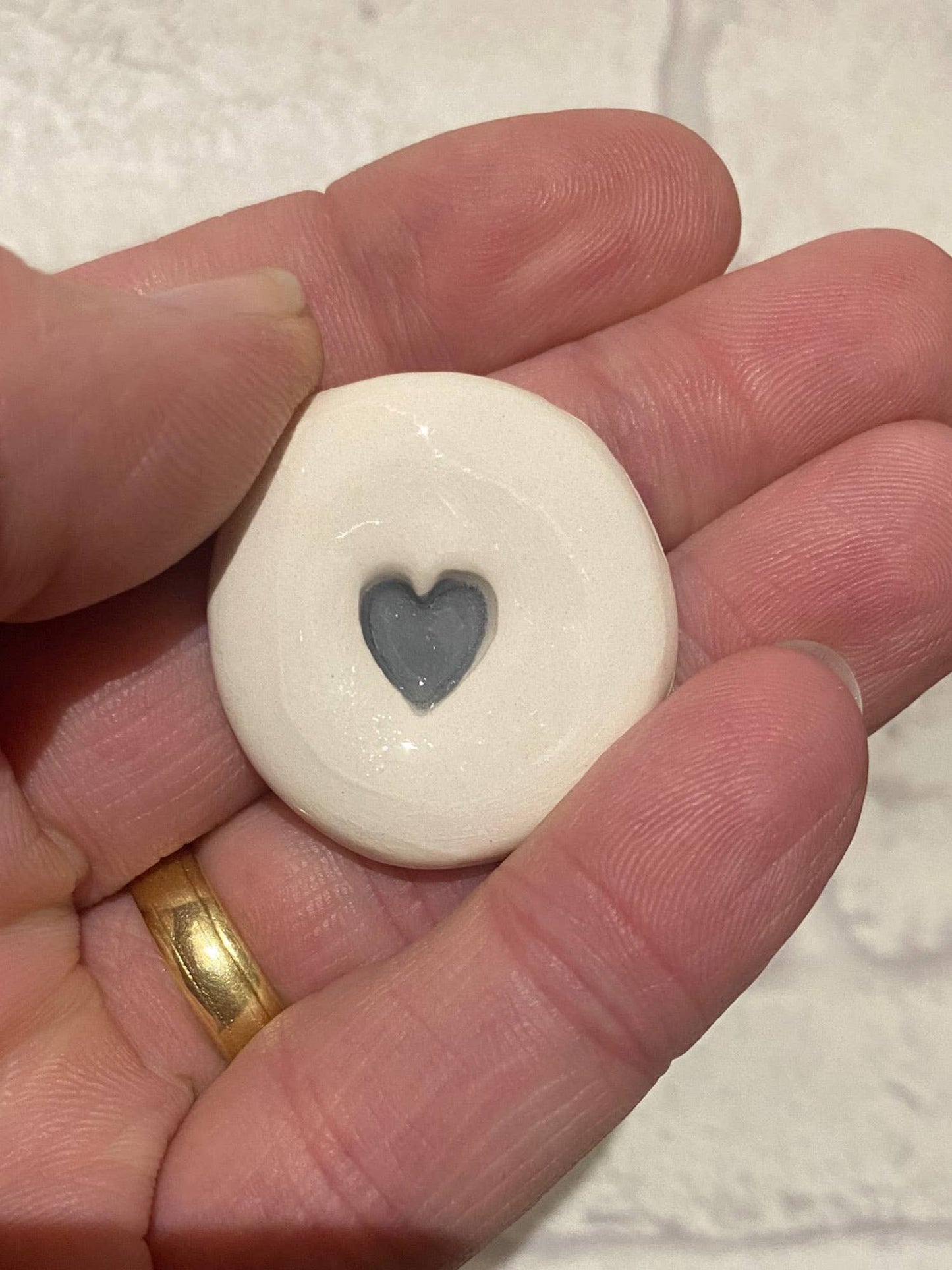 Wedding Wish Ceramic Pocket Token Pocket Hug and Card - Forever After Boutique