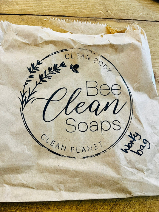 Bee Clean Wonky Soap Bag - Forever After Collective