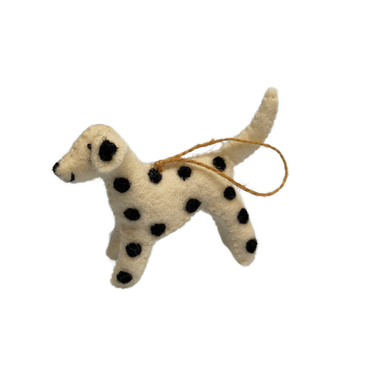 Dalmatian Felt Hanging Decoration