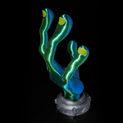 Iridescent Alien Hand – 3D Printed Controller Stand