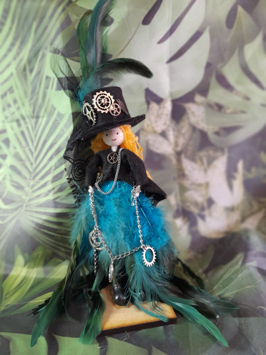 Steampunk Doll: Lady Cogswell Noir