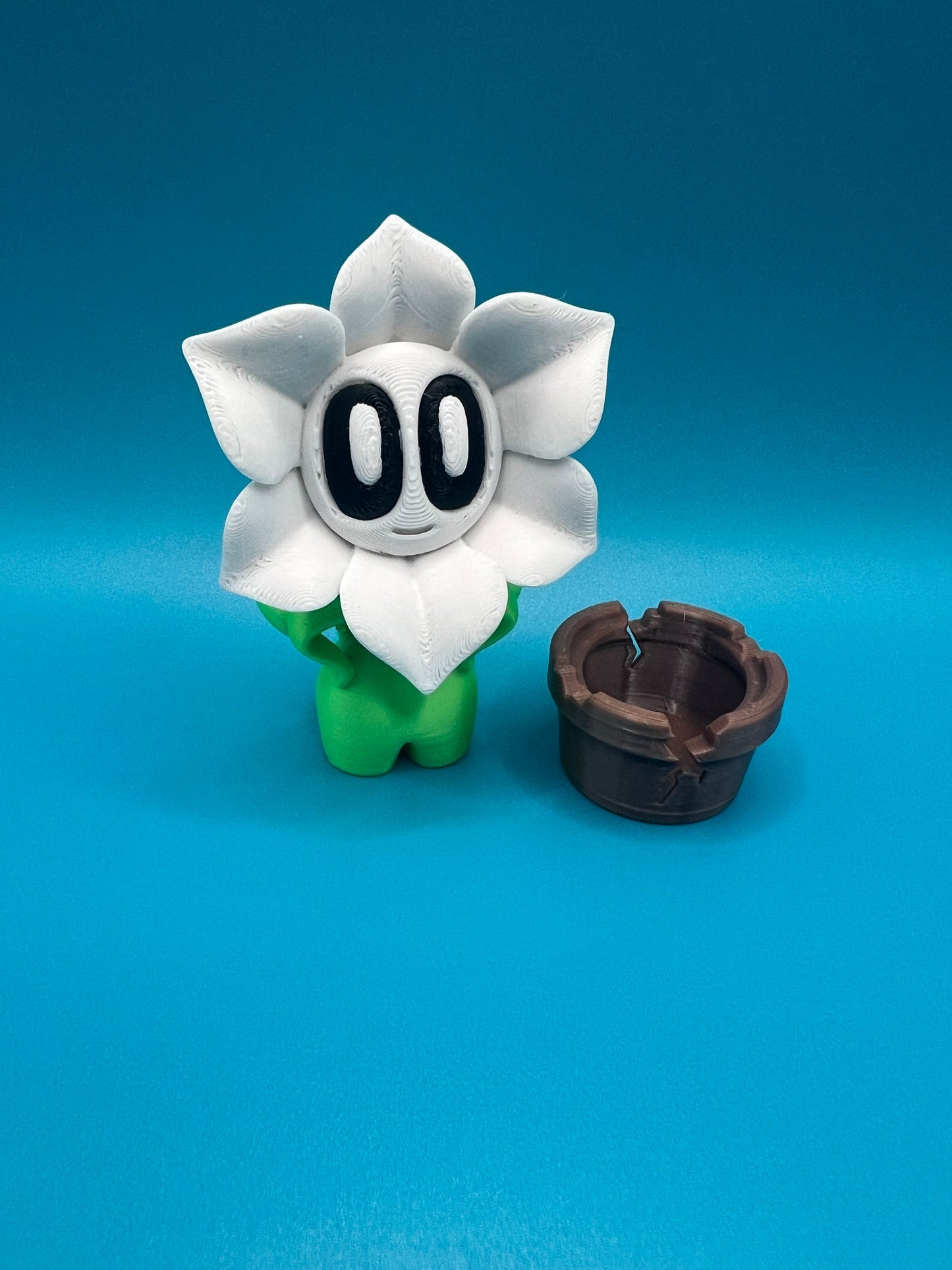 Blob flower & cracked pot