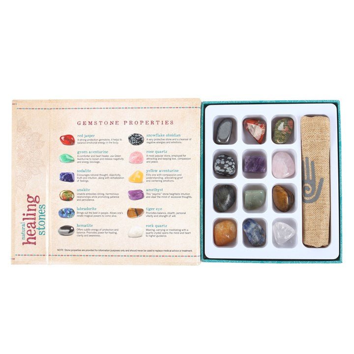 12 Natural Crystal Healing Gemstones - Forever After Boutique