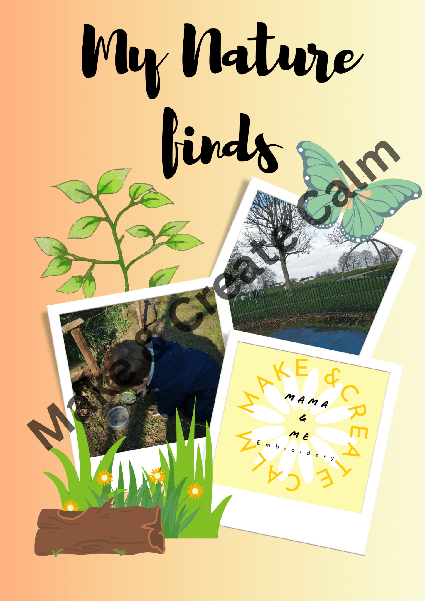 14 pages Digital My Nature Finds activity pack - Forever After Boutique