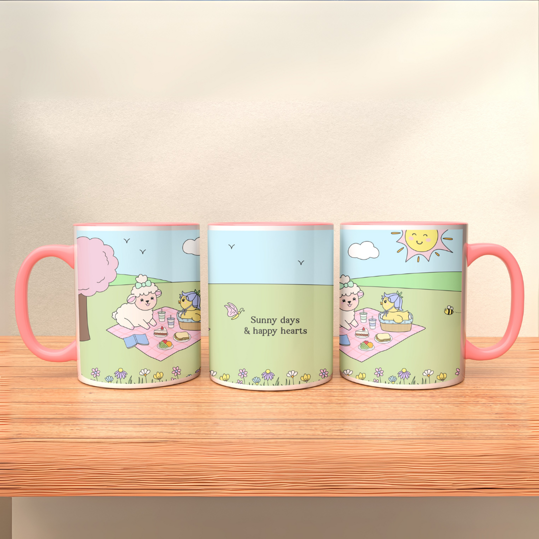 Sunny Days & Happy Hearts Mug