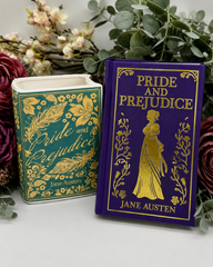 Pride and Prejudice Book & Matching Vase Gift Set | Jane Austen