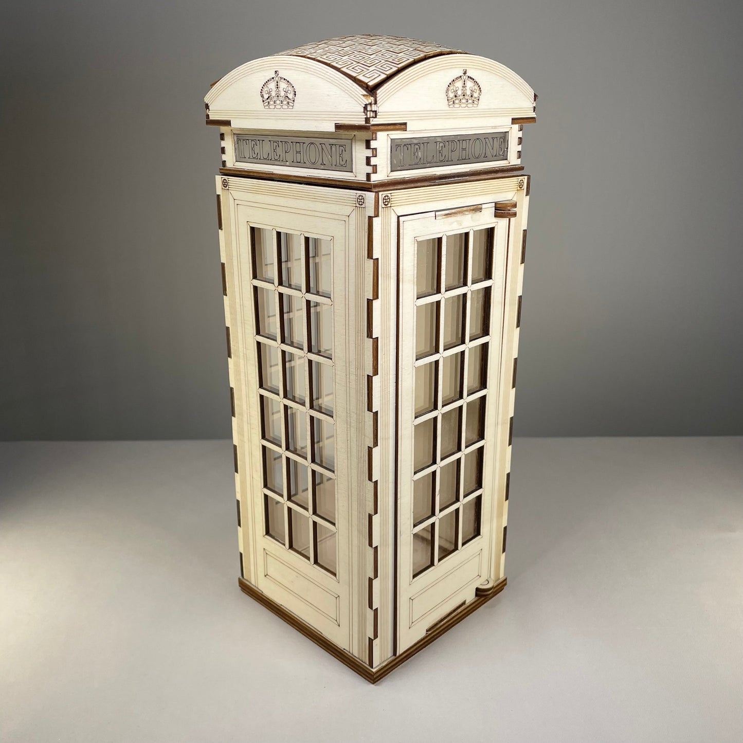 Telephone Box Lamp - Flatpack Model Kit by Curious Rabbit ®