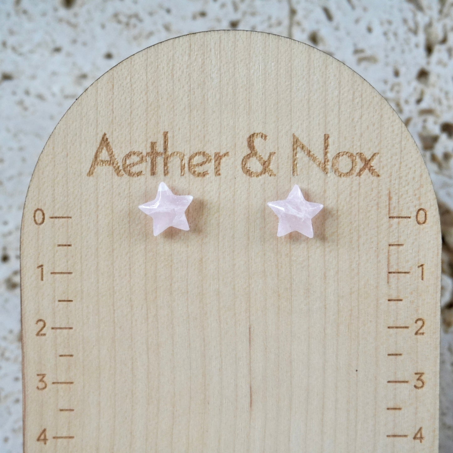 Quartz Star Stud