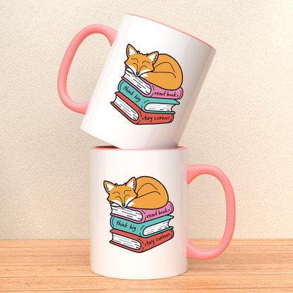 Stay Curious Ceramic Mug ft. Maple the Fox