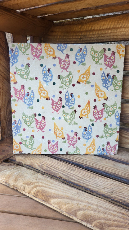 Large Stone Trivet / worktop saver / Honeycomb bee