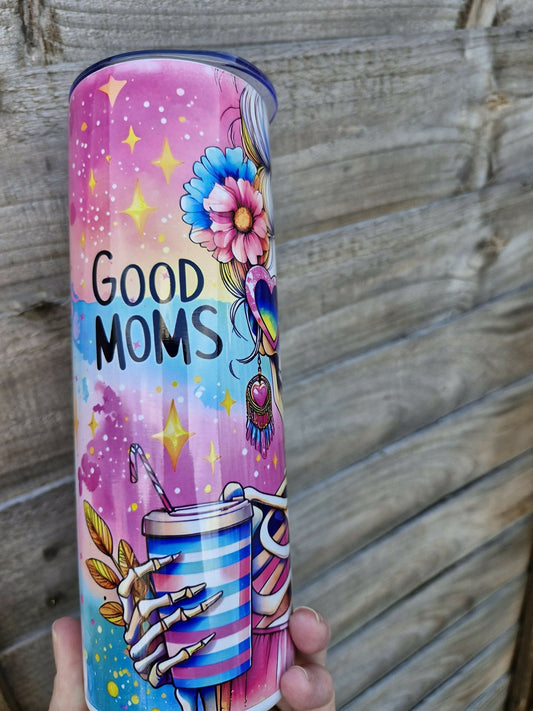20oz Thermal Tumbler 'Good Moms Say Bad Words' - Forever After Boutique