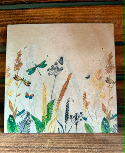 Handmade Stone placemat/ Trivet/ Worktop saver/ Natural stone placemats