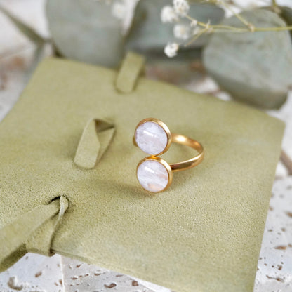 Quartz Duo Ring