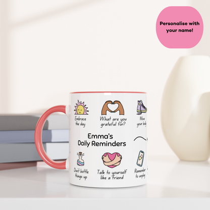 My Daily Reminders Personalised Mug