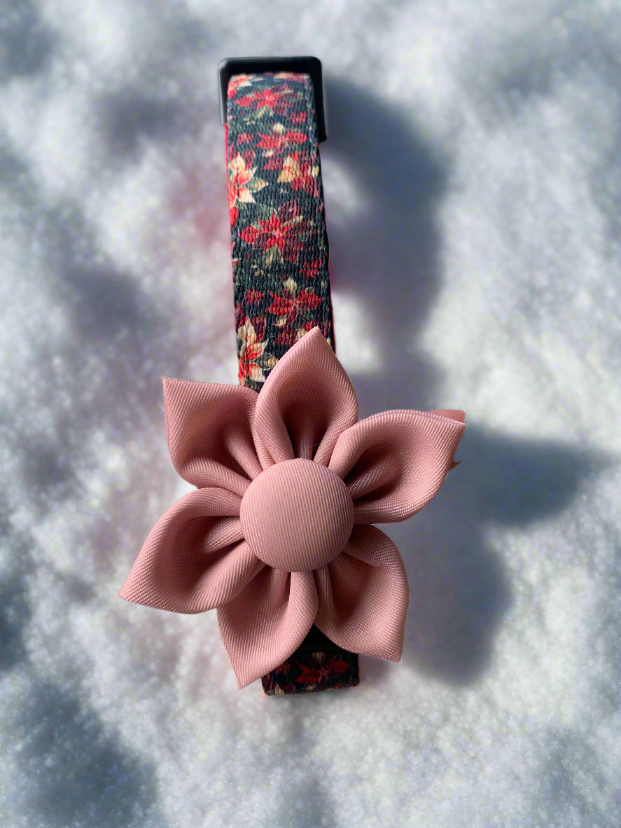 Blush Pink Flower Collar Accessory