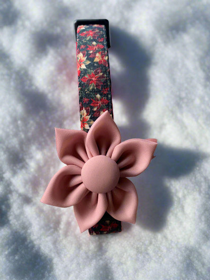 Blush Pink Flower Collar Accessory