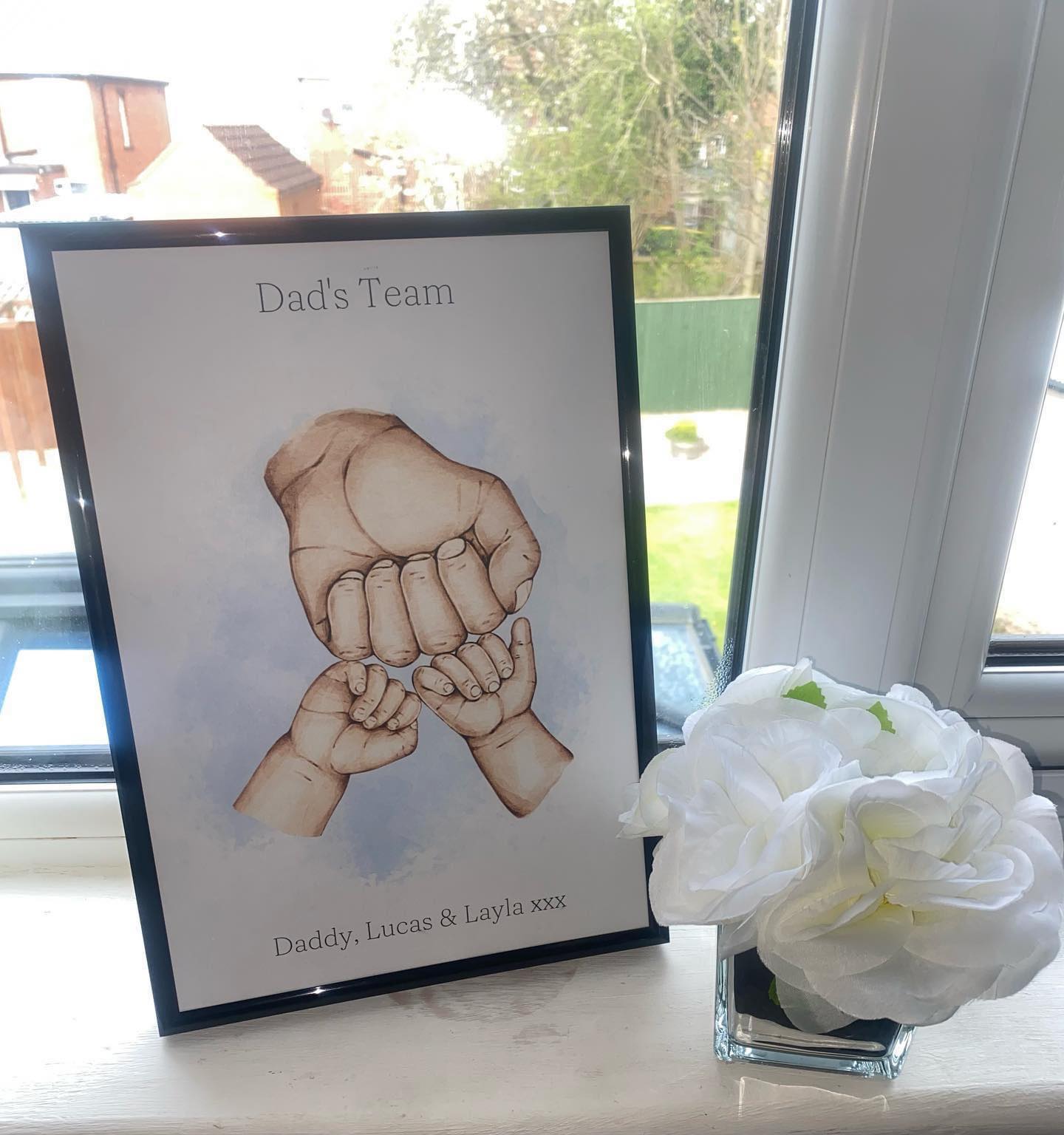 Personalised Our Family Hand Print