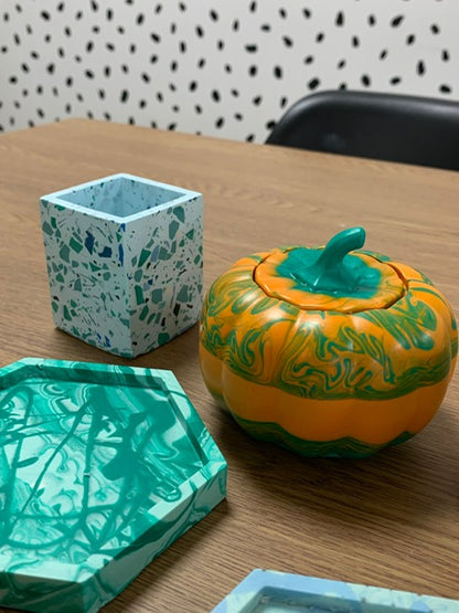 PUMPKIN JESMONITE CRAFT WORKSHOP Thursday 23rd October