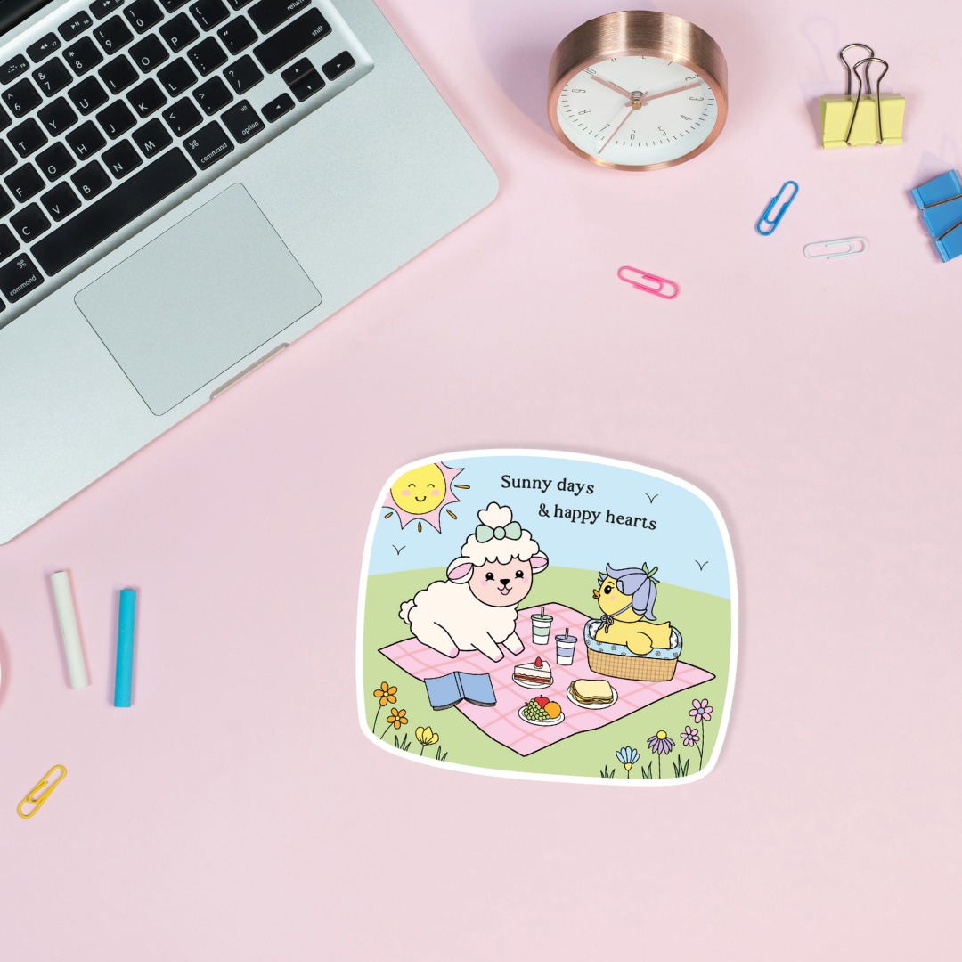 Sunny Days & Happy Hearts Sticker