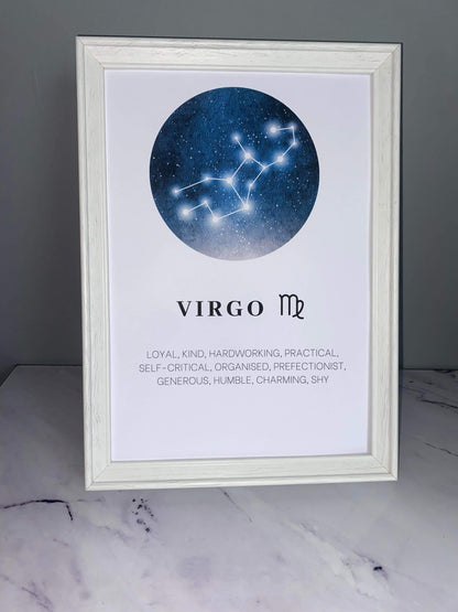 Personalised Star Sign Print