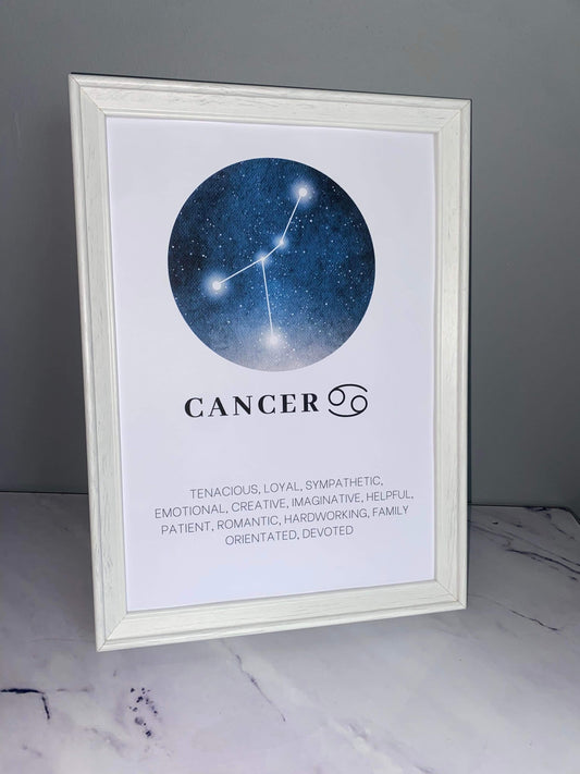 Personalised Star Sign Print