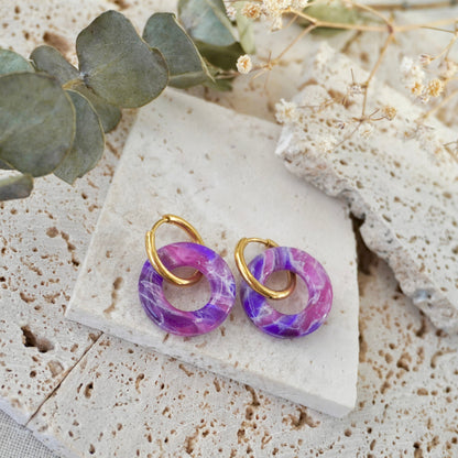 Precious Huggie Hoops