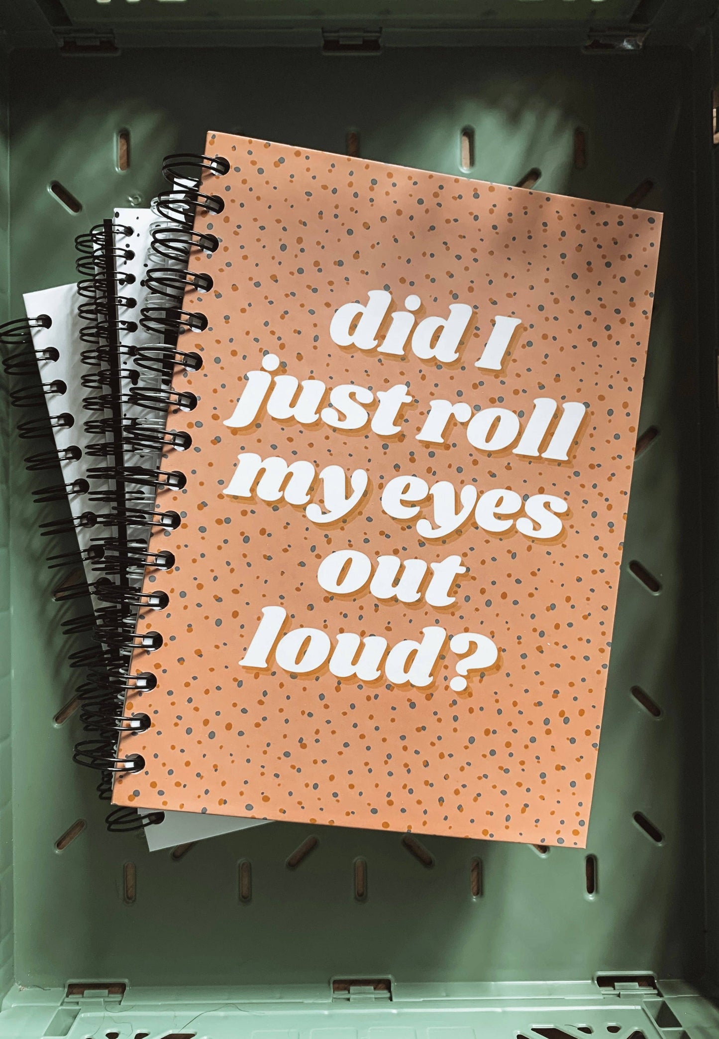 A4 Notebook - 'Did I just roll my eyes out': Soft Cover / A4