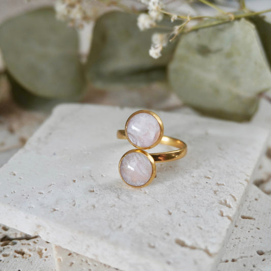 Quartz Duo Ring