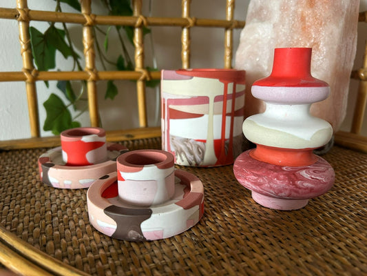 Jesmonite Workshop – Funky Decor  Make Your Own Wiggly Vase, Pot & Candle Holders Thursday 12th March